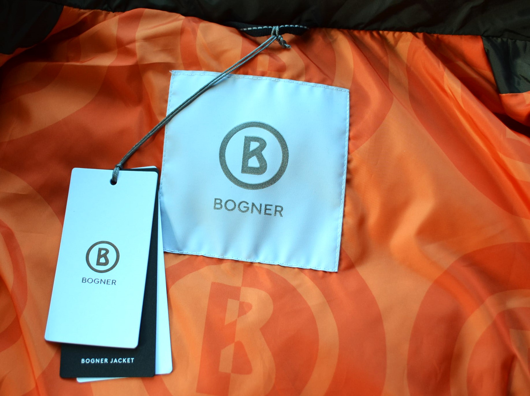 BOGNER FELINA FELINE DAMEN DAUNEN JACKE OLIV LOGO BÄNDER Gr 42 48 XL 3XL 4XL NEU – Bild 4