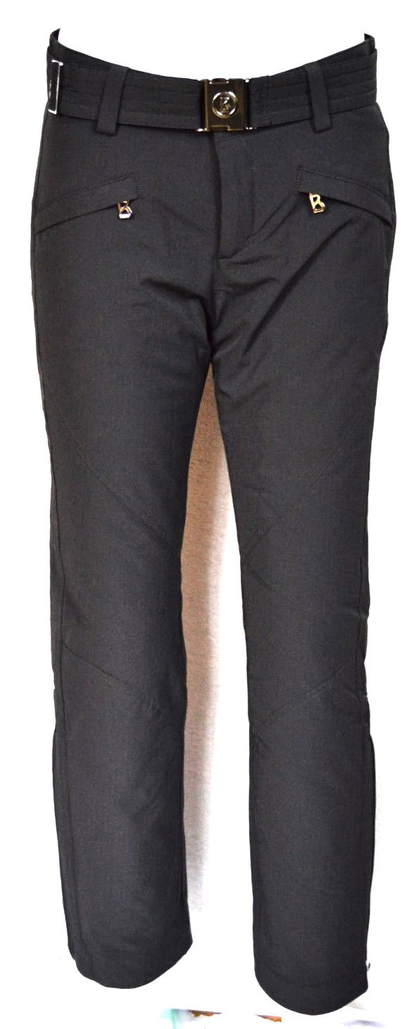 BOGNER FRAENZI DAMEN SKIHOSE FRANZI SCHWARZ STRETCH MIT GÜRTEL Gr 38 46 M XXL NEU – Bild 2