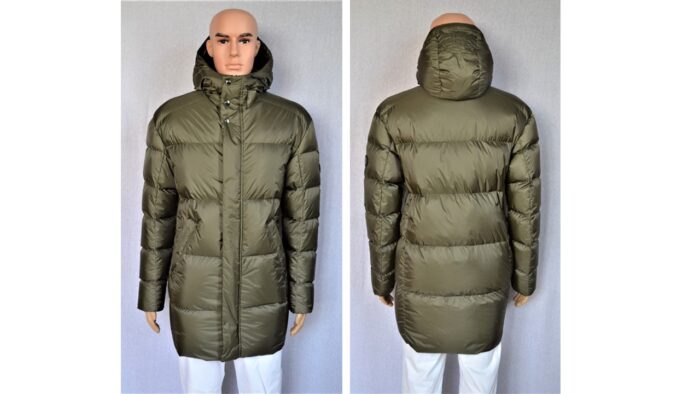 BOGNER JANOS HERREN DAUNENJACKE PARKA KURZMANTEL OLIV MENS Gr 48 54 M XXL NEU