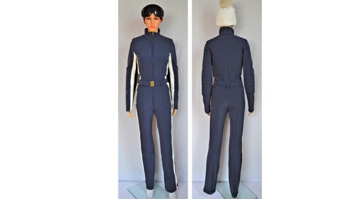 BOGNER TALISHA DAMEN JET SKIANZUG FULL STRETCH WOMEN SKI SUIT OVERALL BLAU Gr 36L S NEU