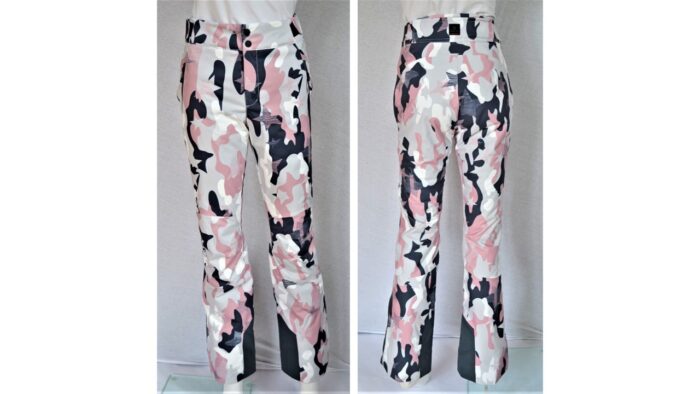 BOGNER FIRE + ICE DAMEN SKIHOSE MAILA CAMO GRAU-ROSE Gr 36 S NEU