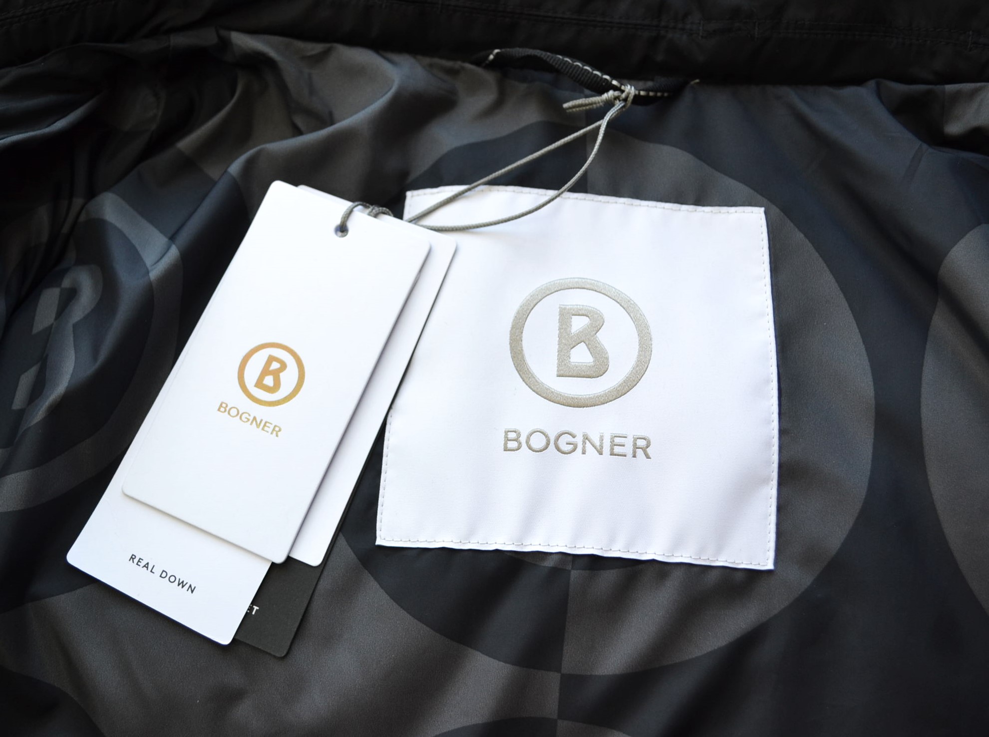 BOGNER ERICO HERREN DAUNENMANTEL JACKE SCHWARZ LOGO BÄNDER Gr 52 54 56 58 XL XXL 3XL 4XL NEU – Bild 6