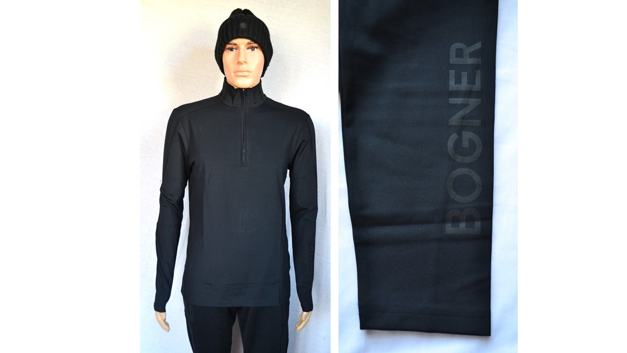 BOGNER HARRISON HERREN SKI LONGSLEEVE FIRST LAYER STRETCH UNTERZIEHER SCHWARZ Gr L XL XXL 3XL NEU