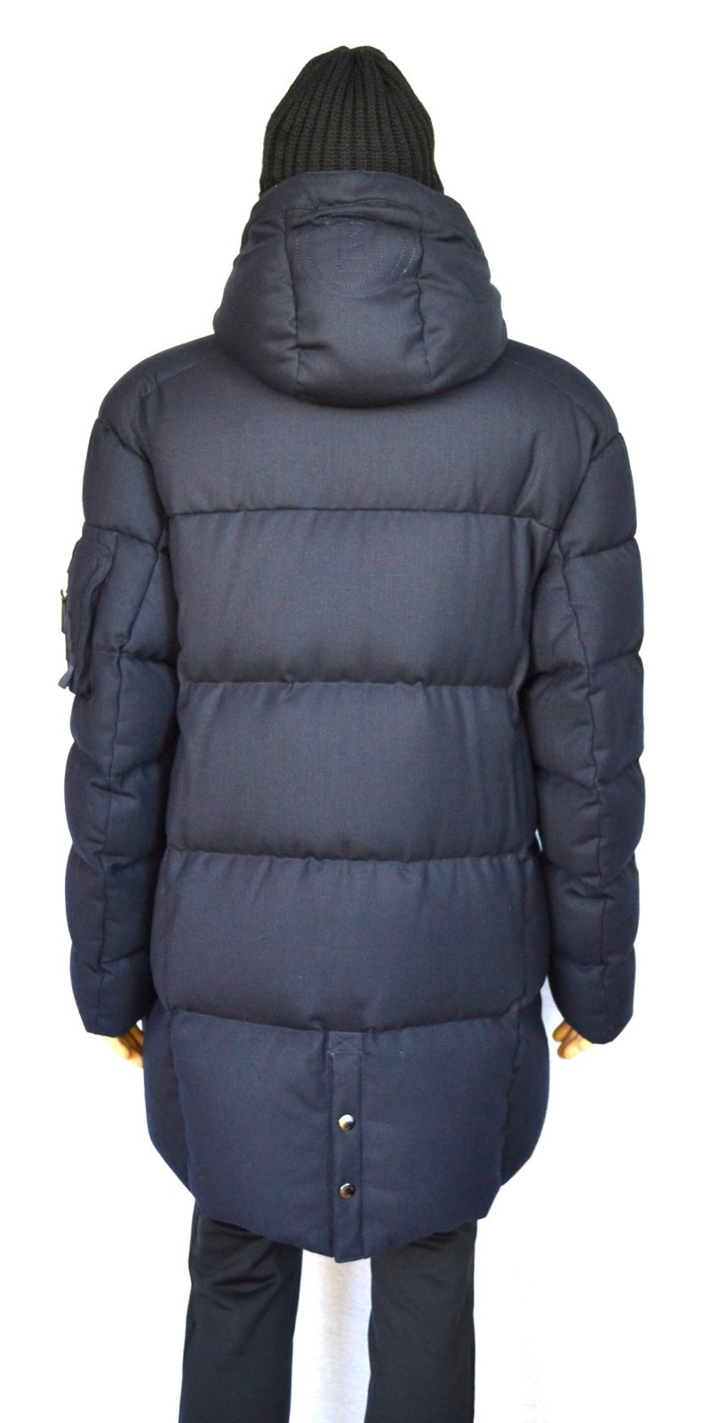 BOGNER JONES HERREN DAUNENJACKE MANTEL BLAU LOGO BÄNDER Gr 56 58 3XL 4XL NEU – Bild 3
