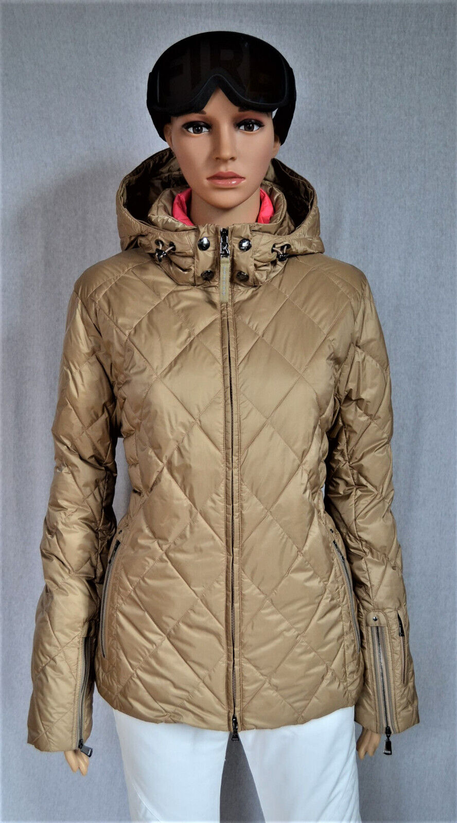 BOGNER MABEL DAMEN SKIJACKE BEIGE JACKE TAILLERT WOMEN Gr 44 XL NEU – Bild 11