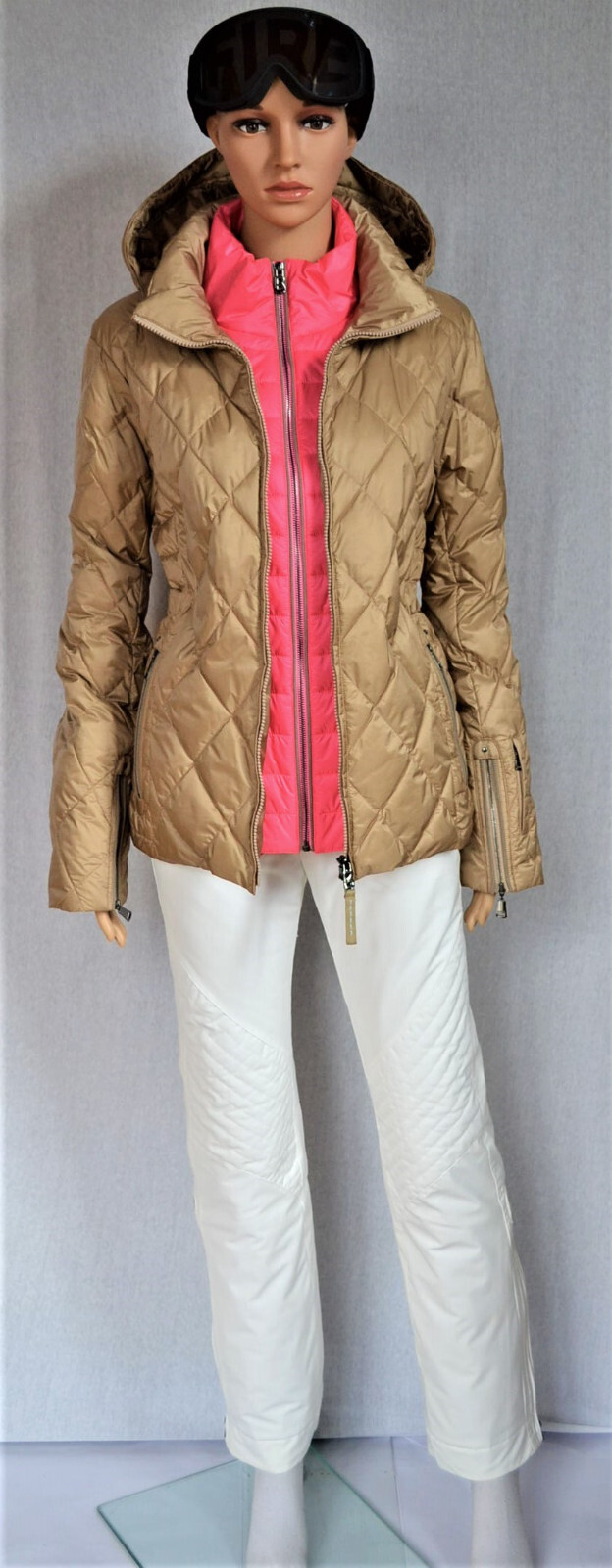 BOGNER MABEL DAMEN SKIJACKE BEIGE JACKE TAILLERT WOMEN Gr 44 XL NEU – Bild 12