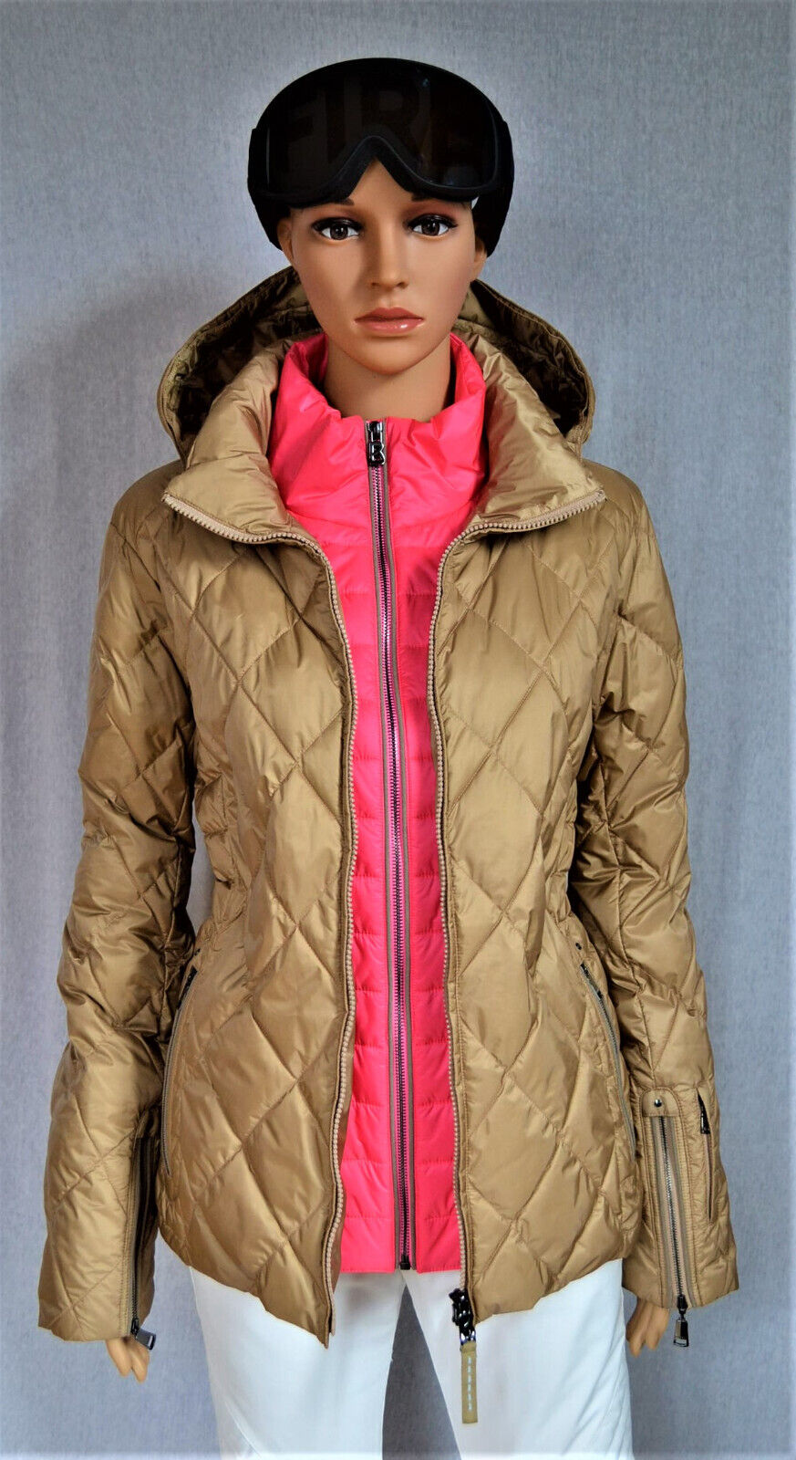 BOGNER MABEL DAMEN SKIJACKE BEIGE JACKE TAILLERT WOMEN Gr 44 XL NEU – Bild 13