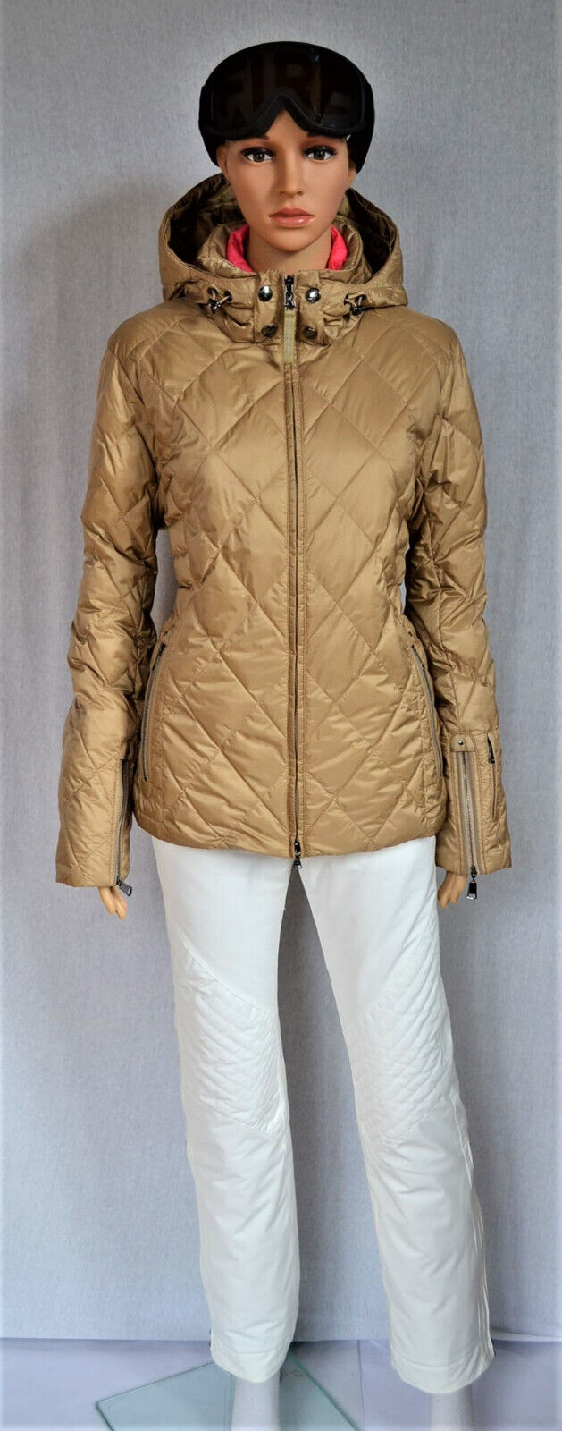 BOGNER MABEL DAMEN SKIJACKE BEIGE JACKE TAILLERT WOMEN Gr 44 XL NEU – Bild 14