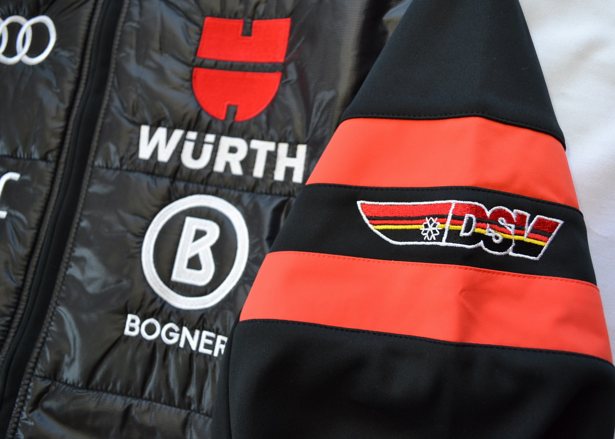 BOGNER DSV TEAM GERMANY HERREN SOFTSHELL SKI JACKE STRETCH SCHWARZ-NEON Gr 54 XXL NEU – Bild 6