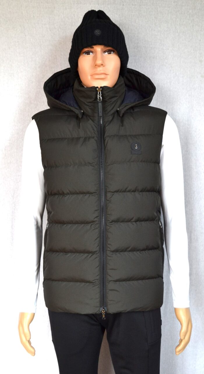 BOGNER HOLGER HERREN DAUNENWESTE WESTE DUNKEL OLIV Gr 48 M NEU – Bild 2