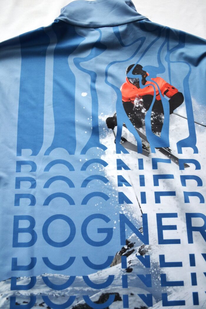 BOGNER VERTI HERREN SKI LONGSLEEVE FIRST LAYER STRETCH UNTERZIEHER BLAU MUSTER Gr L NEU – Bild 6