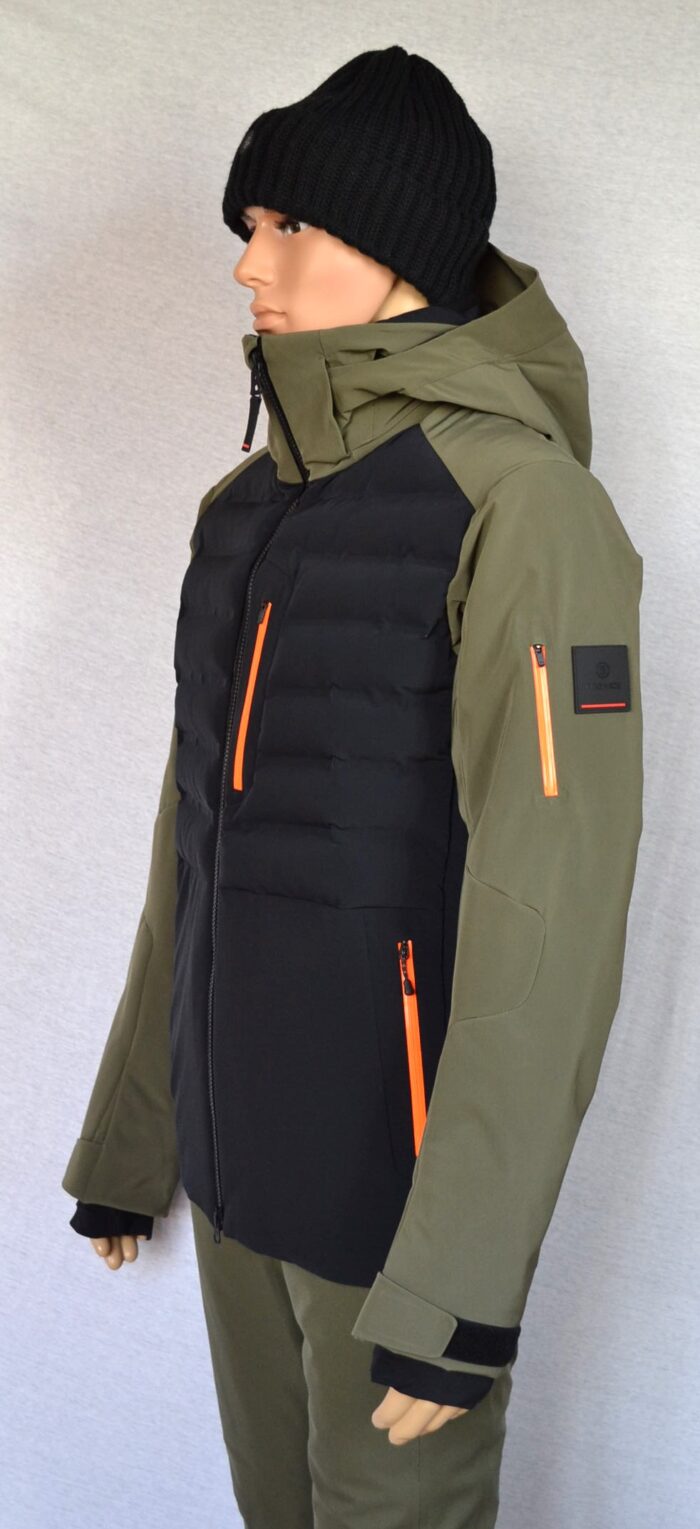BOGNER FIRE+ICE IVO HERREN SKI JACKE MENS JACKET SCHWARZ-OLIV 4 WEGE STRETCH Gr 50 L NEU – Bild 6