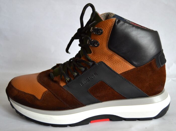 BOGNER ANTWERP HERREN LEDER BOOTS BRAUN MULTICOLOR Gr 44 NEU – Bild 4