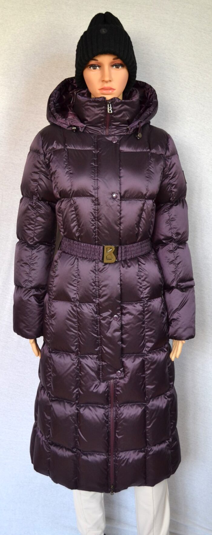BOGNER NICOLE D3 DAMEN DAUNENMANTEL PFLAUME VIOLETT Gr 36 S NEU – Bild 3