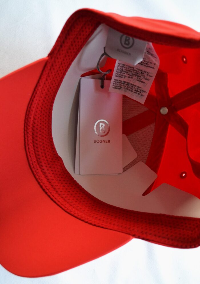 BOGNER MIKON CAP FLAMMEN BASECAP HERREN MÜTZE GOLF ROT KAPPE UVP 80 € NEU – Bild 6