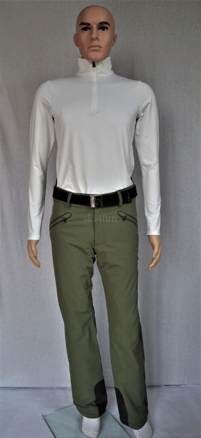 BOGNER TIM HERREN SKIHOSE 4-WEGE STRETCH OLIV Gr 54L 56L 58 NEU – Bild 3
