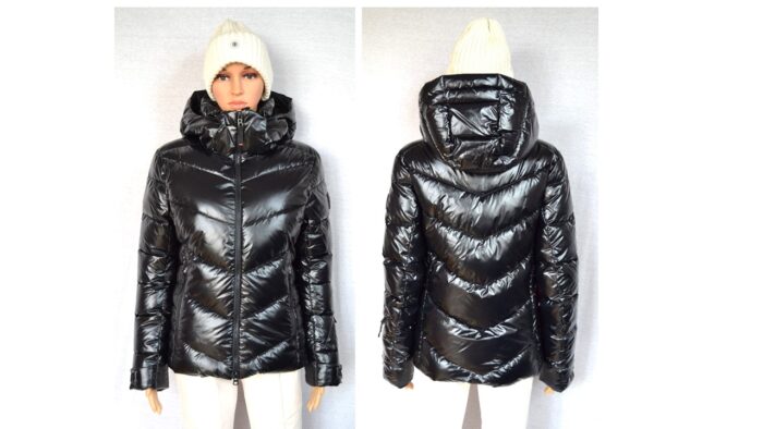 BOGNER FIRE+ICE SAELLY 2 DAMEN SKIJACKE SHINY JACKE SCHWARZ Gr 36 S NEU