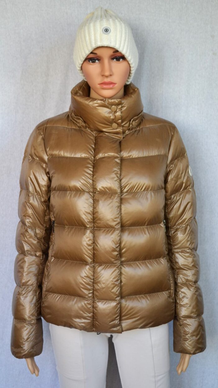 BOGNER LESLIE D DAMEN DAUNENJACKE JACKE BEIGE CAMEL Gr 36 S NEU – Bild 3