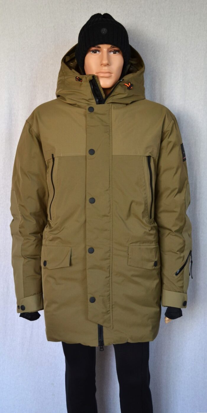 BOGNER FIRE+ICE JESPER HERREN WINTER JACKE PARKA WATTIERT SCHLAMMGRÜN Gr 54 XXL NEU – Bild 2