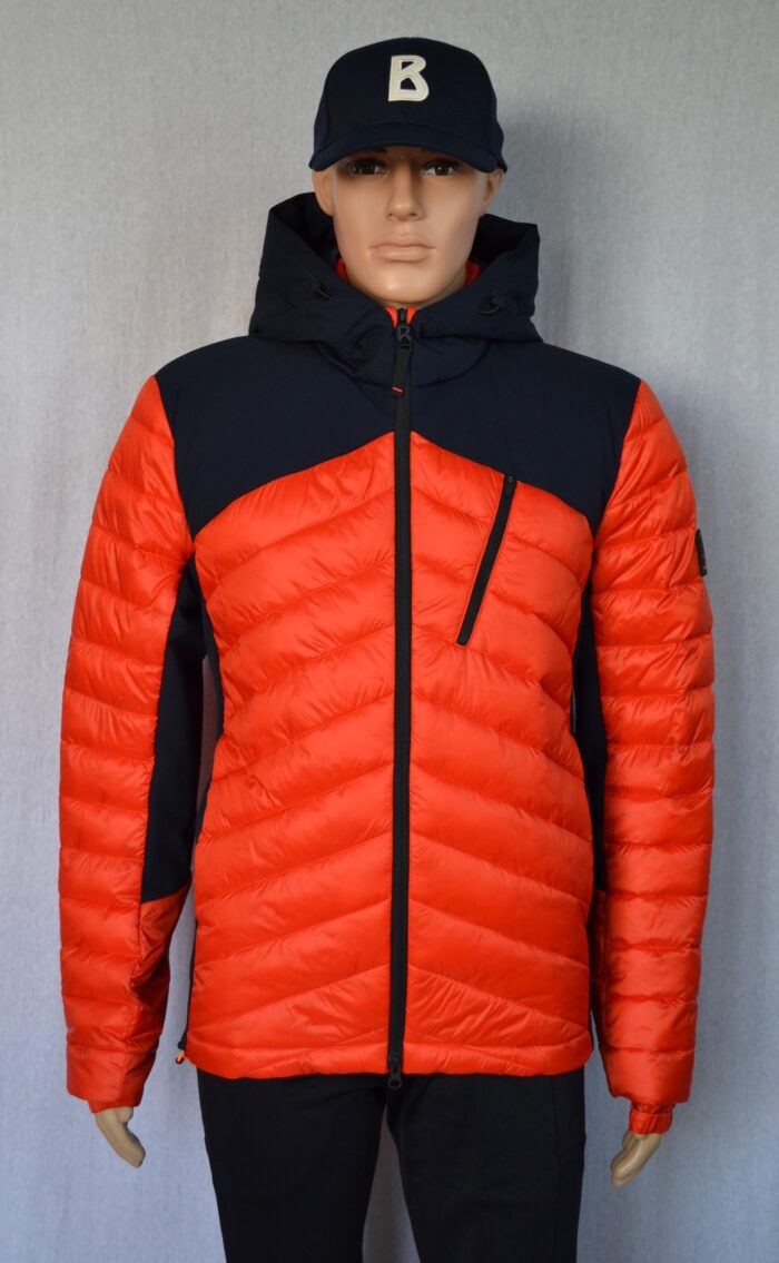 BOGNER FIRE+ICE GORAN 3 HERREN STEPPJACKE JACKE GOLF WANDERN ROT-SCHWARZ Gr 50 L NEU – Bild 3