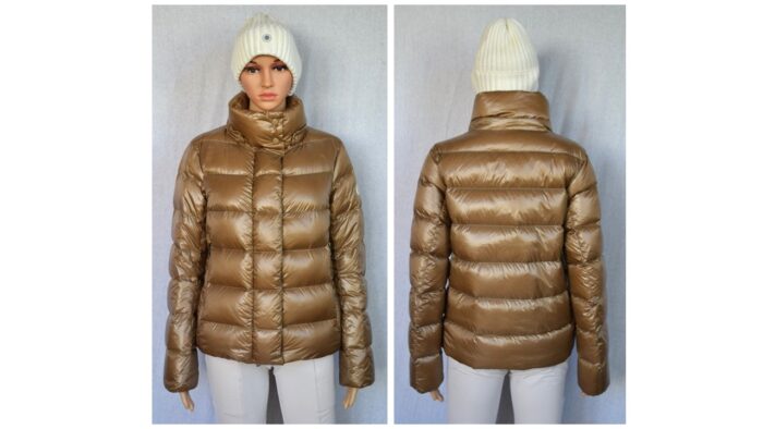 BOGNER LESLIE D DAMEN DAUNENJACKE JACKE BEIGE CAMEL Gr 36 S NEU