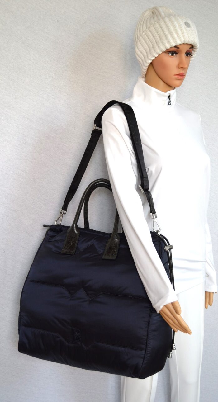 BOGNER XL DAMEN SHOPPER TASCHE MALINA REISETASCHE WEEKENDER TOTE BAG DUNKELBLAU NEU – Bild 11