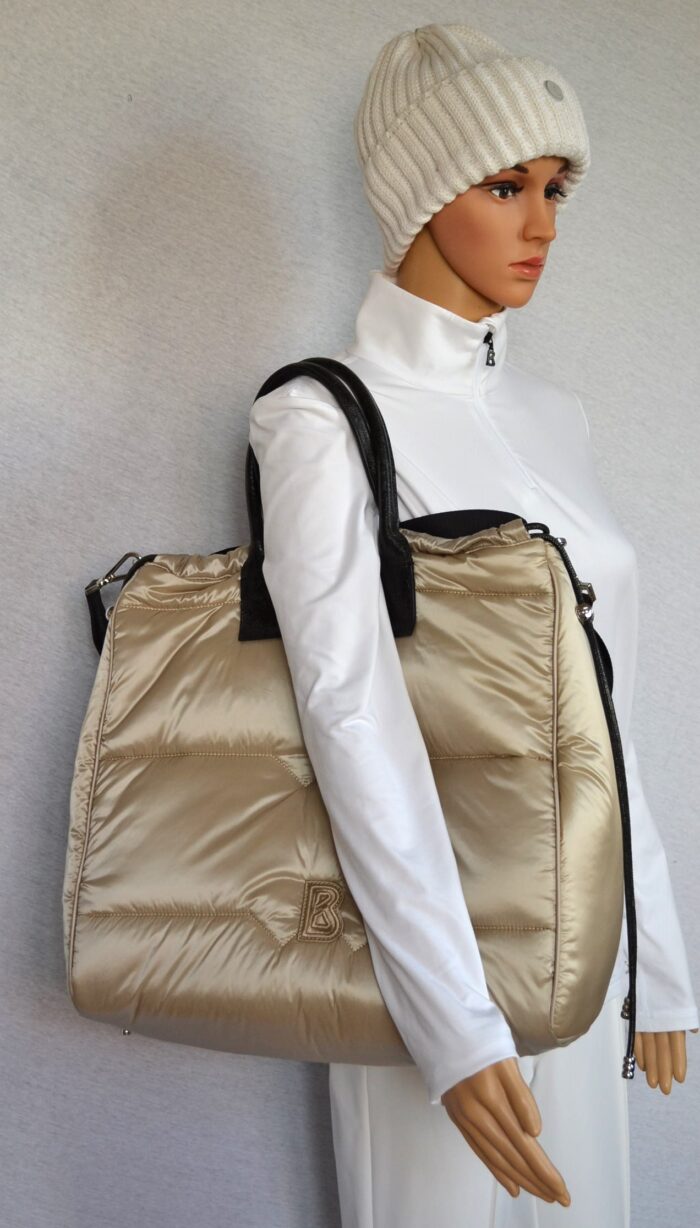BOGNER XL DAMEN SHOPPER TASCHE MALINA REISETASCHE WEEKENDER TOTE BAG BEIGE 41x41cm NEU – Bild 13