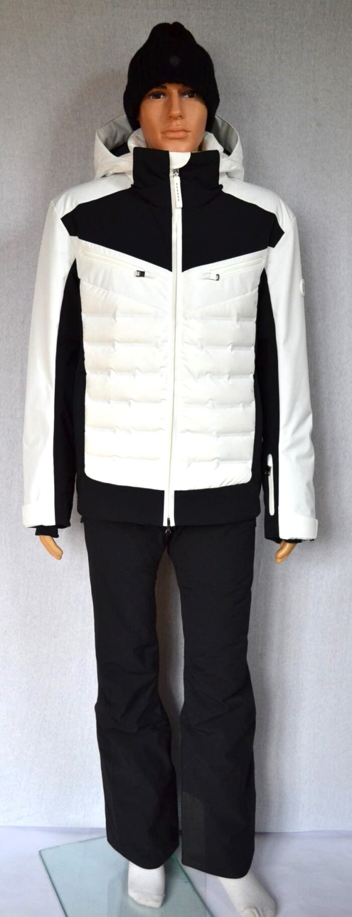 BOGNER FELIKS HERREN SKIJACKE WEIß-SCHWARZ STRETCH JACKE MENS Gr 50 L NEU – Bild 11