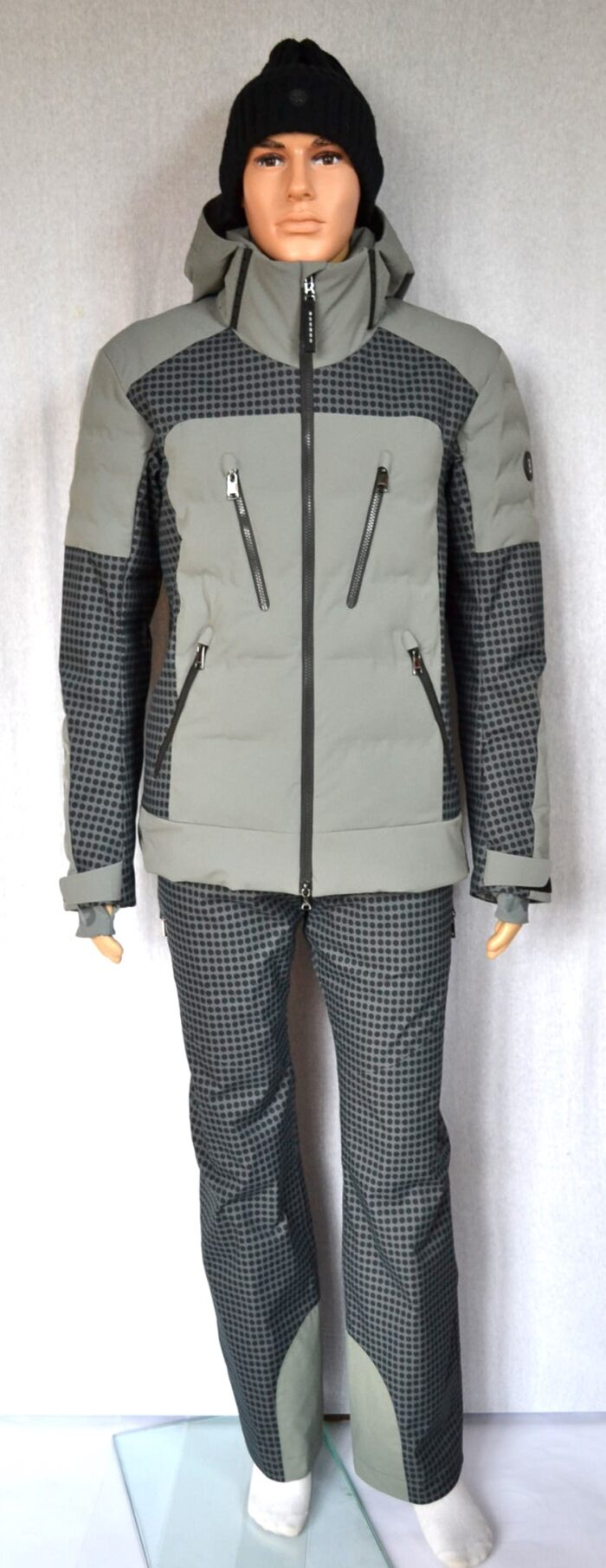 BOGNER SET SKIANZUG HERREN FIONN 2 SKIJACKE STRETCH + SKIHOSE TIM 7 BLACK DOTS Gr 50 L NEU – Bild 3