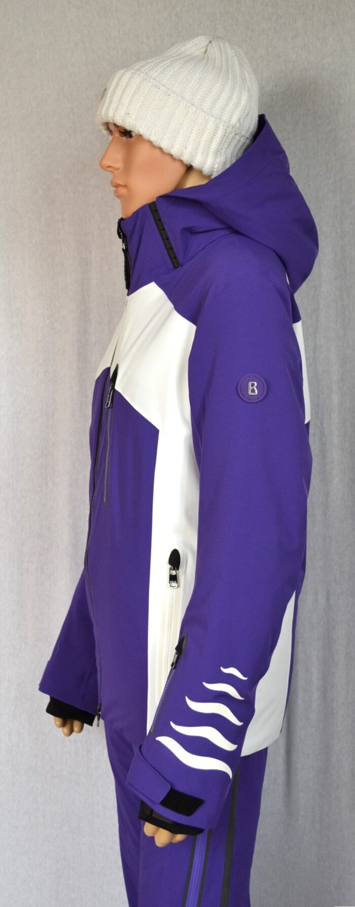 BOGNER SET SKIANZUG HERREN SKIJACKE FIRAS MIT FLAMMEN + TIM 6 SKIHOSE STRETCH VIOLETT Gr 50 L NEU – Bild 9