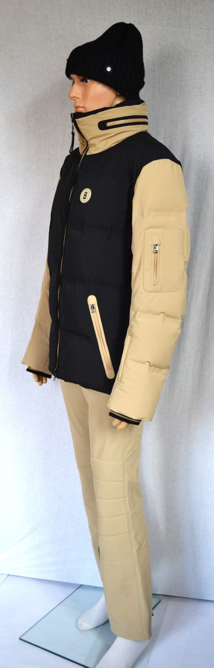 BOGNER HERREN SET SKIANZUG SKIJACKE MACEO SCHWARZ-BEIGE + SKIHOSE CURTmit TRÄGER Gr 50 L NEU – Bild 16