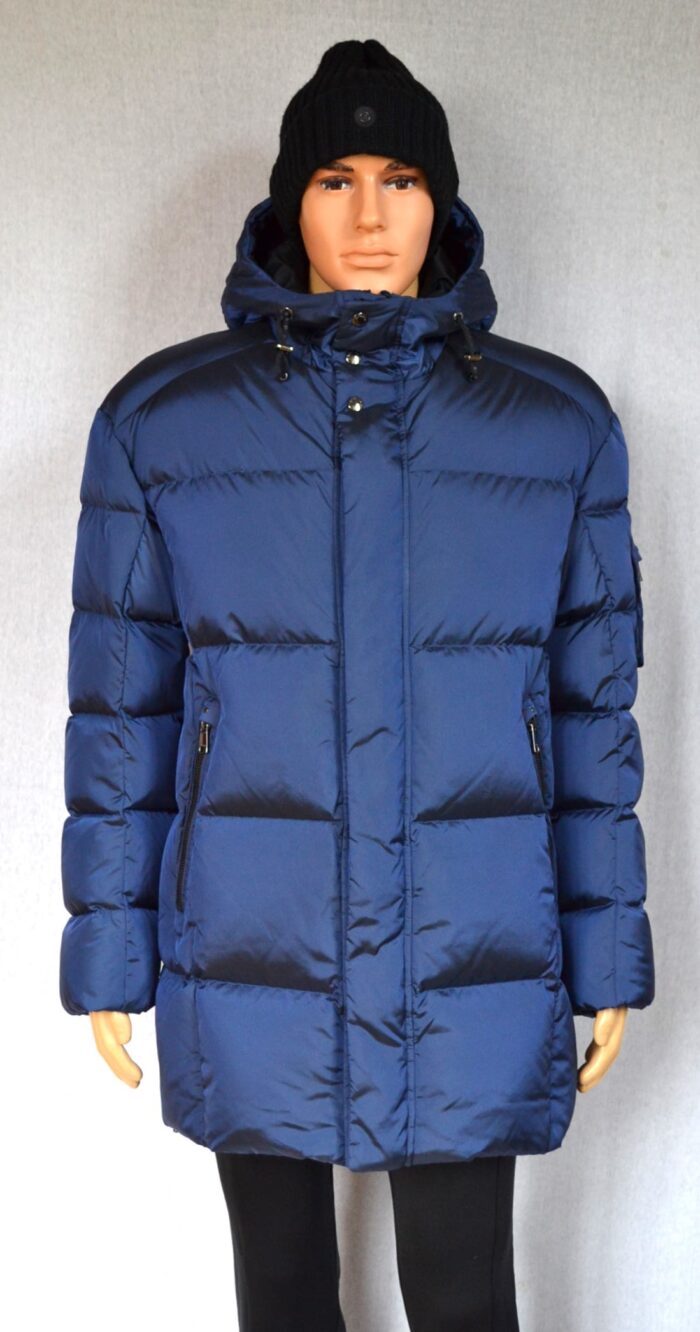 BOGNER JONES D2 HERREN DAUNENJACKE JACKE MANTEL MENS MITTELBLAU Gr 50 L NEU – Bild 2