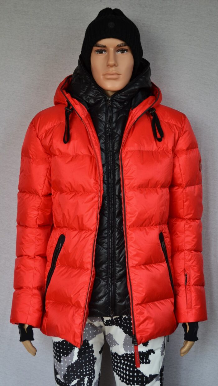 BOGNER ZINO HERREN SKIJACKE ROT-SCHWARZ JACKE Gr 50 L NEU – Bild 3