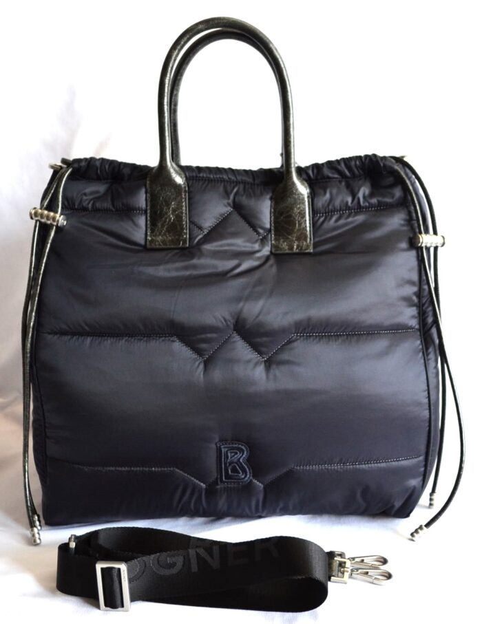 BOGNER DAMEN TASCHE XL MALINA TOTE BAG DUNKELBLAU SHOPPER NEU