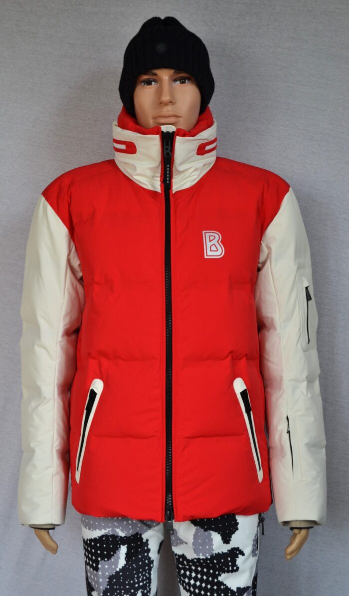 BOGNER MACEO HERREN SKIJACKE ROT-WEIß JACKE MENS Gr 50 L NEU – Bild 4