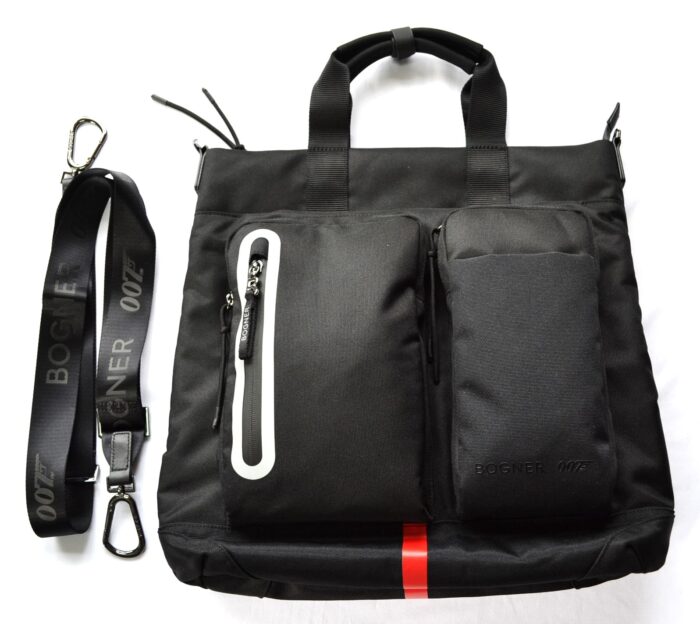 BOGNER 007 BOND HERREN RUCKSACK AKTENTASCHE LAPTOP BAG SHOPPER TASCHE SCHWARZ NEU – Bild 8