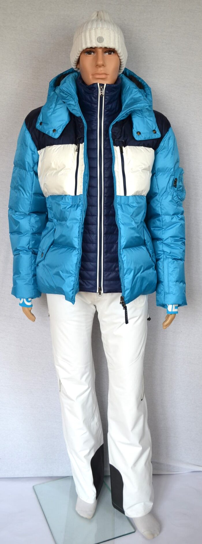 BOGNER SET SKIANZUG HERREN SKIJACKE IVAR + SKIHOSE TIM 2 WEIß Gr 50 L NEU – Bild 12