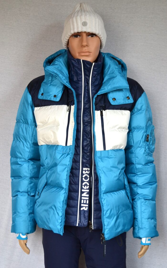 BOGNER SET SKIANZUG HERREN SKIJACKE IVAR + SKIHOSE THORE BLAU Gr 50 L NEU – Bild 14