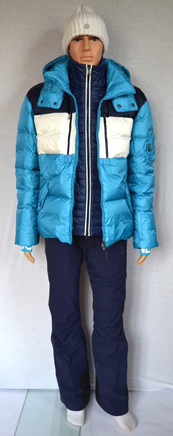 BOGNER SET SKIANZUG HERREN SKIJACKE IVAR + SKIHOSE THORE BLAU Gr 50 L NEU – Bild 15