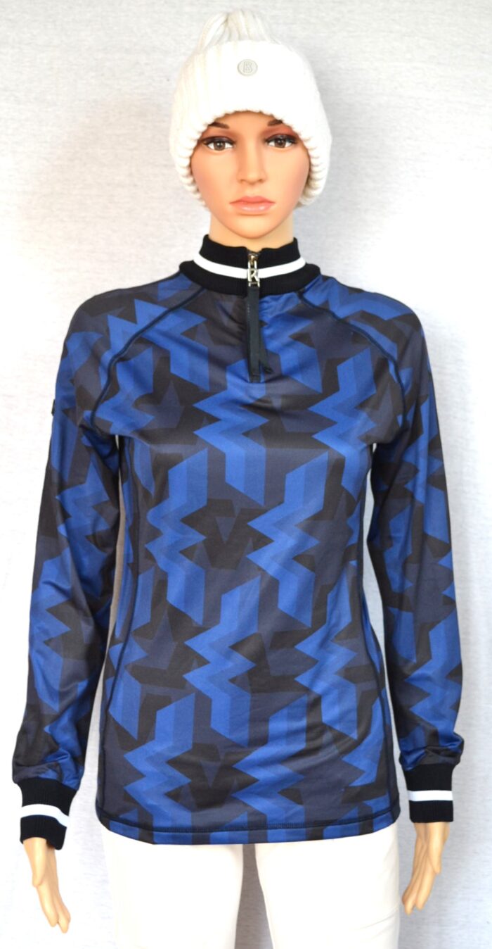 BOGNER DAMEN SKI FIRST LAYER STRETCH UNTERZIEHER BLAU-SCHWARZ Gr 36 S NEU – Bild 2