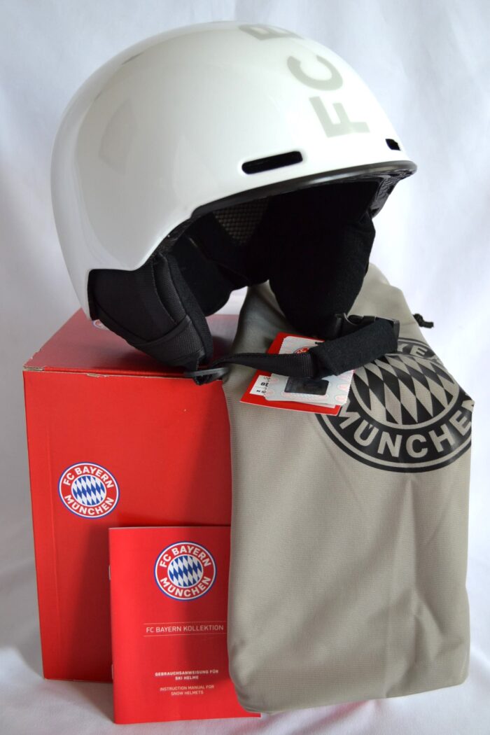 INDIGO HERREN SKIHELM FC BAYERN MÜNCHEN KOLLEKTION SNOWBOARD HELM WEIß Gr M L NEU OVP
