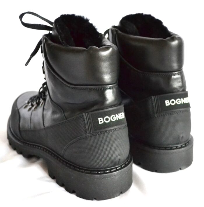 BOGNER HELSINKI HERREN LEDER BOOTS MIT LAMMFELL FUTTER SCHWARZ Gr 46 NEU OVP – Bild 10