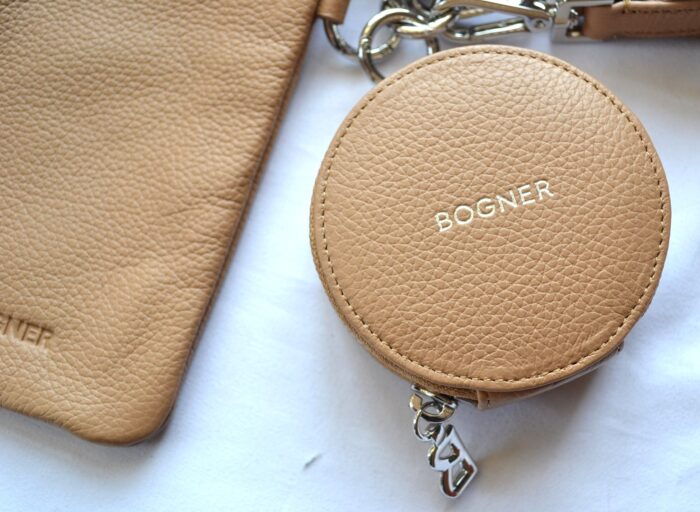 BOGNER PONTRESINA MARLY DAMEN MULTIPOCKET BAG MIT UMHÄNGEGURT TASCHE LEDER BEIGE NEU – Bild 4