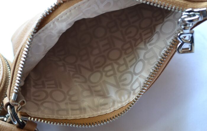 BOGNER PONTRESINA MARLY DAMEN MULTIPOCKET BAG MIT UMHÄNGEGURT TASCHE LEDER BEIGE NEU – Bild 10