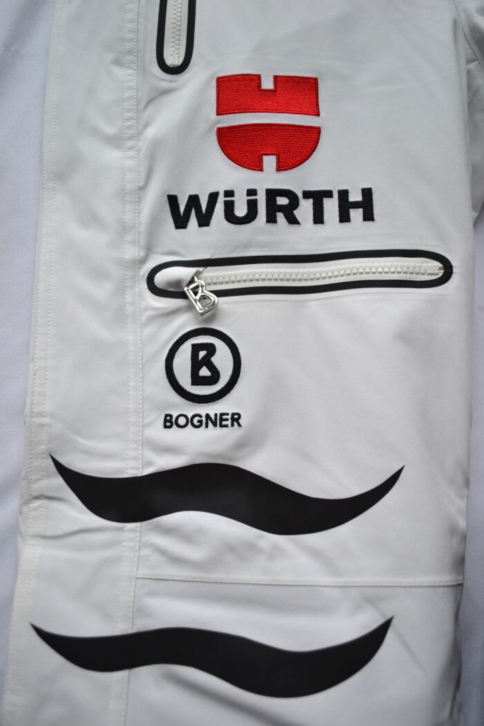 BOGNER DSV TEAM HERREN SKIHOSE MIT TRÄGERN WEIß FLAMMEN Gr 54 XXL NEU – Bild 12