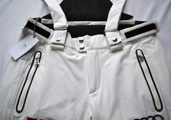 BOGNER DSV TEAM HERREN SKIHOSE MIT TRÄGERN WEIß FLAMMEN Gr 54 XXL NEU – Bild 9