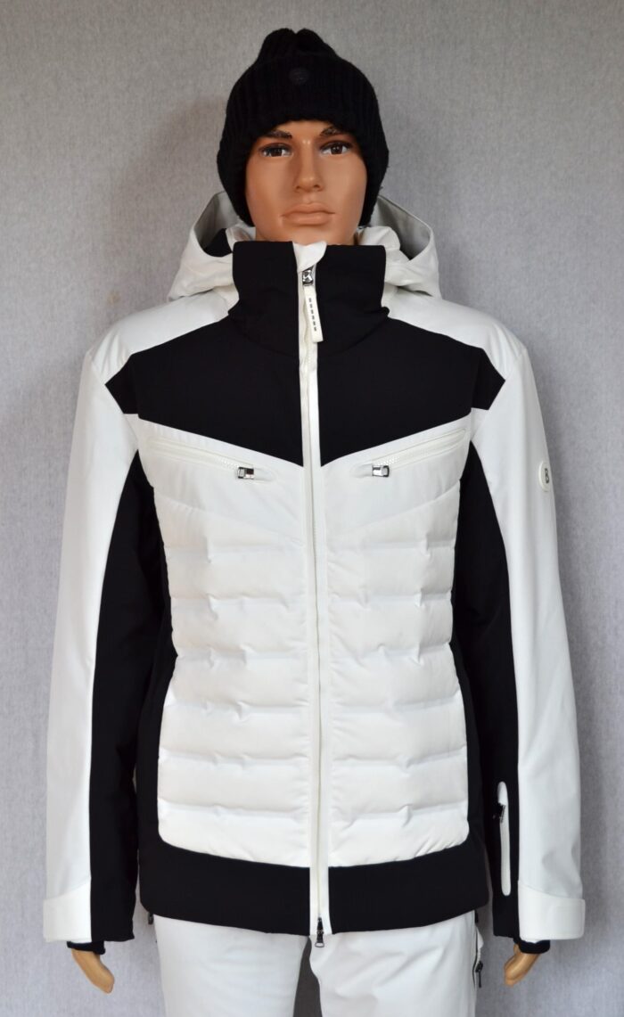 BOGNER SET SKIANZUG HERREN SKIJACKE FELIKS WEIß-SCHWARZ + SKIHOSE TIM2 WEIß Gr 50 L NEU – Bild 12