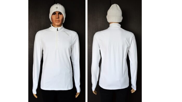 BOGNER HARRY 2 HERREN SKI LONGSLEEVE FIRST LAYER STRETCH UNTERZIEHER WEIß Gr L 50 NEU