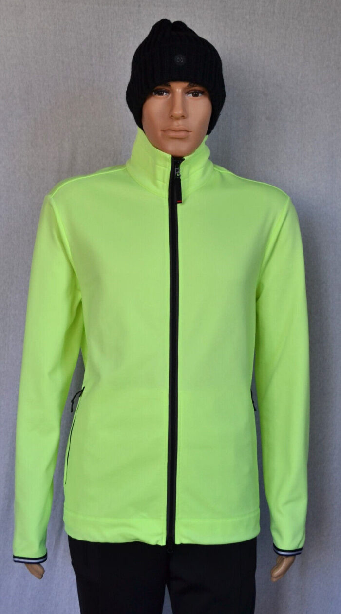 BOGNER FIRE+ICE INGO HERREN GOLF / SKI SWEATJACKE LIME STRETCH Gr L 50 NEU – Bild 3