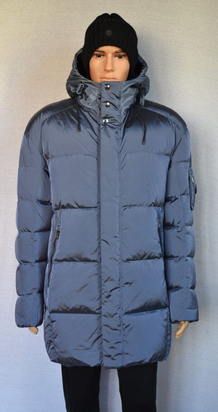 BOGNER JONES D1 HERREN DAUNENJACKE JACKE MANTEL MENS GRAU-BLAU Gr 50 L NEU – Bild 2